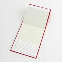デザインフィル 34175006HF 電話帳<A5> 電話帳 赤 34175006 1冊