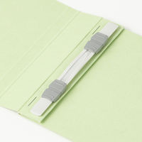 コクヨ フラットファイルW樹脂製とじ具 B6ヨコ 250枚とじ 緑 グリーン フ-W18NG 1セット(10冊)