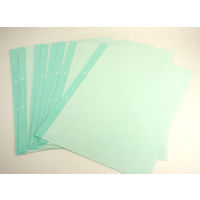 コクヨ クリヤーブック替紙 A4縦 2穴 10枚入 緑 ラ-690G 1セット(30枚:10枚×3パック)