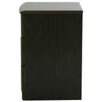 【軒先渡し】ヤマソロ タモシリーズ タモチェスト 幅320mm 3段 ダークブラウン 幅320×奥行423×高さ625mm 1台（直送品）