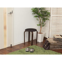 【軒先渡し】ヤマソロ パセリ スツール ファブリックブラック 1セット（5脚入）（直送品）