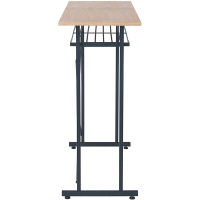 【軒先渡し】ヤマソロ TAO カウンターテーブル ナチュラル/ダークグリーン 幅1100×奥行400×高さ950mm 1台（直送品）