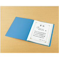 コクヨ（KOKUYO） 賞状額 賞状ホルダー PP A3ポケット10枚 青 セイ-811NB 1セット（4冊入）（直送品）