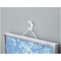 コクヨ（KOKUYO） ピンフック 大 3本入 透明 フク-PC1 1セット（90個:3個入×30ケース）（直送品）