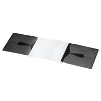 コクヨ CD用ケース<MEDIA PASS> 2枚収容 10枚セット 黒 EDC-CME2-10D 1セット（40枚：10枚入×4パック）（直送品）