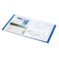 コクヨ（KOKUYO） 領収書ファイル<カラータグ> A4縦 青 CTラ-511B 1セット（10冊入）（直送品）