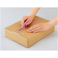 コクヨ カッターナイフ 標準型 フッ素加工刃 ピンク HA-S110P 1セット(8個)