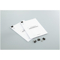 コクヨ（KOKUYO） ダブルクリップ 中 口幅25mm （1個） クリ-34 1セット（50個入）