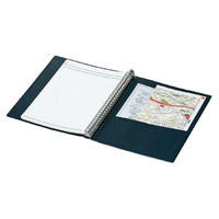 コクヨ（KOKUYO） ファイルノート（表紙ハードタイプ） ミドルタイプ B5 26穴 青 ル-10NB 1セット（5冊入）（直送品）