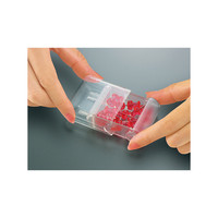 コクヨ（KOKUYO） ピコラ プラ画鋲 ダルマ 15本 クリア色赤 カヒ-PC18 1セット（225本:15本入×15ケース）（直送品）