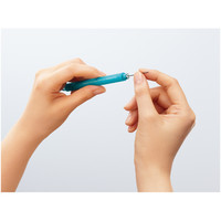 コクヨ（KOKUYO） 鉛筆シャープ（フローズンカラー） 0.9mm ライトブルー PS-FP100LB-1P 1セット（8本入）（直送品）