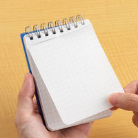 コクヨ ツインリングメモ ＜カラータグ＞ A7 5mm方眼 CTメ-C70B 1セット（15冊入）