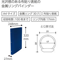 コクヨ バインダーノート(カラーパレット) ミドルタイプ ル-155-2 1セット(3冊)