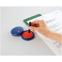 コクヨ 速乾朱肉 盤面サイズ:直径55mm IP-450 1セット(6個)