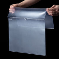 コクヨ ソフトカードケースW （二つ折りタイプ） 軟質タイ クケ-74 1セット（4枚入）