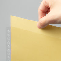 コクヨ ルーズリーフ用ポケットファイル クリヤーポケット ノ-891 1セット(80枚:8枚入×10冊)