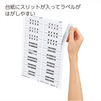 コクヨ プリンタを選ばないはかどりラベル 用途別 A4 1 KPC-EFL85W 1セット(30枚:10枚入×3袋)
