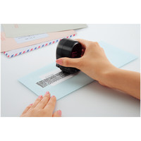 コクヨ（KOKUYO） セキュリティローラー<かくしタロー> ブラックボディ ローラー25mm幅 IS-R25D 1セット（8個入）（直送品）