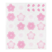 デザインフィル カラー色紙 シール付 桜柄 33156006 1セット(2枚)