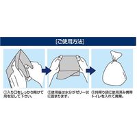 ブレイン 高分子ポリマー携帯用トイレ(持帰り袋付き)1回用 BR-998 1個 65-3657-32（直送品）