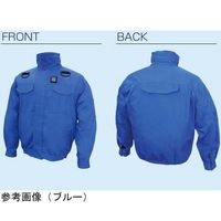ブレイン 7.4V/胸スイッチ式 綿100% 空調エアコン 服ハーネス フルセット カーキ L MESH-BR-7000 1着（直送品）