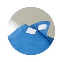 大衛 OW患者用ガウン #17 SMSブルー 50枚入 40564 1箱(50枚) 64-6478-16（直送品）