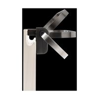 オークス タオルハンガー45 ホワイト JQ51389W 1台 67-5200-04（直送品）