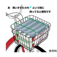 三友産業 ミニバンジーゴム 緑 長さ400mm HR-1972 1個 65-3373-38（直送品）