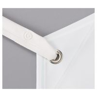 船橋 ビニロンエプロン 胸 ホワイト×グリーン L AF-800e WH GR 1枚 67-0319-77（直送品）