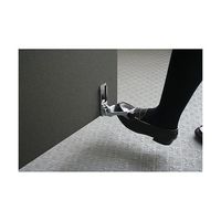 ノムラテック ペダル式ドアストッパー シルバー 54×158~28×95mm N-2423 1個 63-7913-35（直送品）