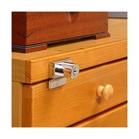 日本ロックサービス 防犯強化ロック ドア用 モヒトツロック 4.9cm×4.6cm×3.3cm DS-MH-1U 1セット（直送品）