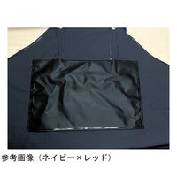 船橋 ヒモイランWガードエプロン ネイビー×レッド S AF-850 NVxRD 1枚 67-4716-13（直送品）