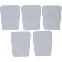 DESCENTE(デサント) 野球&ソフトボール 保護パット 野球 ヒザ用パッド(小)5個セット F Ｓホワイト C023S（直送品）