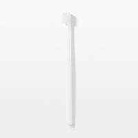 無印良品 ヘッドが交換できる歯ブラシ ワイドヘッド 白 やわらかめ 全長184mm 1セット（1本×2） 良品計画