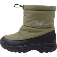 喜多 ウインターブーツ(裏ボア) 4cm防水 カーキ M(24.5~25.0) MK670-KHI-M 1足 462-1066（直送品）