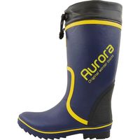 喜多 防寒ウレタンゴム長靴 カバー付 KR790U ネイビー 25.5 KR790U-NV-25.5 1足 462-1071（直送品）