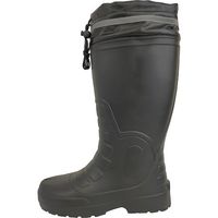 柔らかい防寒EVAラバーブーツ(裏ボア) カバー付 KR8010 ブラック XL(3L)(27.5~28.0) KR8010-BK-XL（直送品）