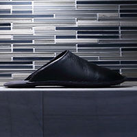 ヤマト Reelaルームサボ本革スムース ブラック 23ー24cm(Lady) YLS211 BLK 1足（直送品）