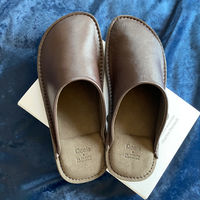 ヤマト Reelaルームサボ本革スムース ダークブラウン 26ー27cm(Men) YMS201 DBR 1足（直送品）