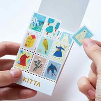 キングジム KITTA 切手風シール キッタスペシャル(コレクション) KITP005 1冊