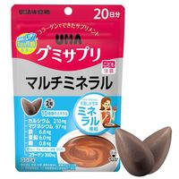 UHA味覚糖　UHAグミサプリ　マルチミネラル（20日分）　ココア味　1セット（1袋（40粒入）×3） 　サプリメント