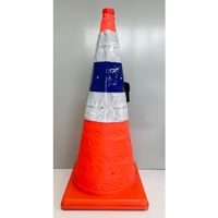 ミズケイ LEDコーンカバー(青/白)青LED 5808239 1枚 530-1381（直送品）