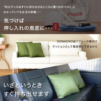 【防災】ドリーム　プロイデア　SONAENO クッション型多機能寝袋 グリーン 0070-4060 1個