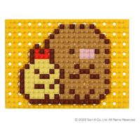 イワコーグローバル 消しゴムのブロックでつくるドットアートキット すみっコぐらし とんかつ IWER-GLB803_000 1セット(4袋)（直送品）