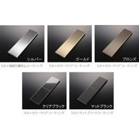 石黒製作所 プラパート スライドカバーコンセント・ダブル ステンレスカバー電源2口 シルバー G131S-E-S 1個 474-5188（直送品）