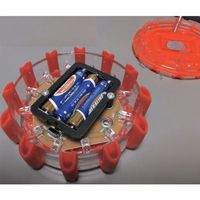 ミズケイ LED警告灯電池式<赤> 8201400 1個 402-3995（直送品）