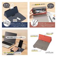 ナカバヤシ スマウス マウスパッド付きマルチケース テラコッタレット SMMC-01R 1個