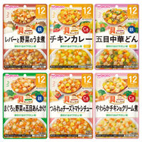 具たっぷりグーグーキッチン 12か月おすすめセット 6種×2袋 1セット（1箱×4） アサヒグループ食品株式会社