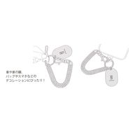 （世界の名作）コイルキーホルダー 神奈川沖浪裏 LAKOLE/ラコレ