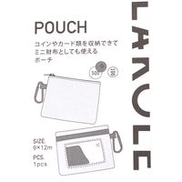 ミニコインカードポーチ グレー LAKOLE/ラコレ